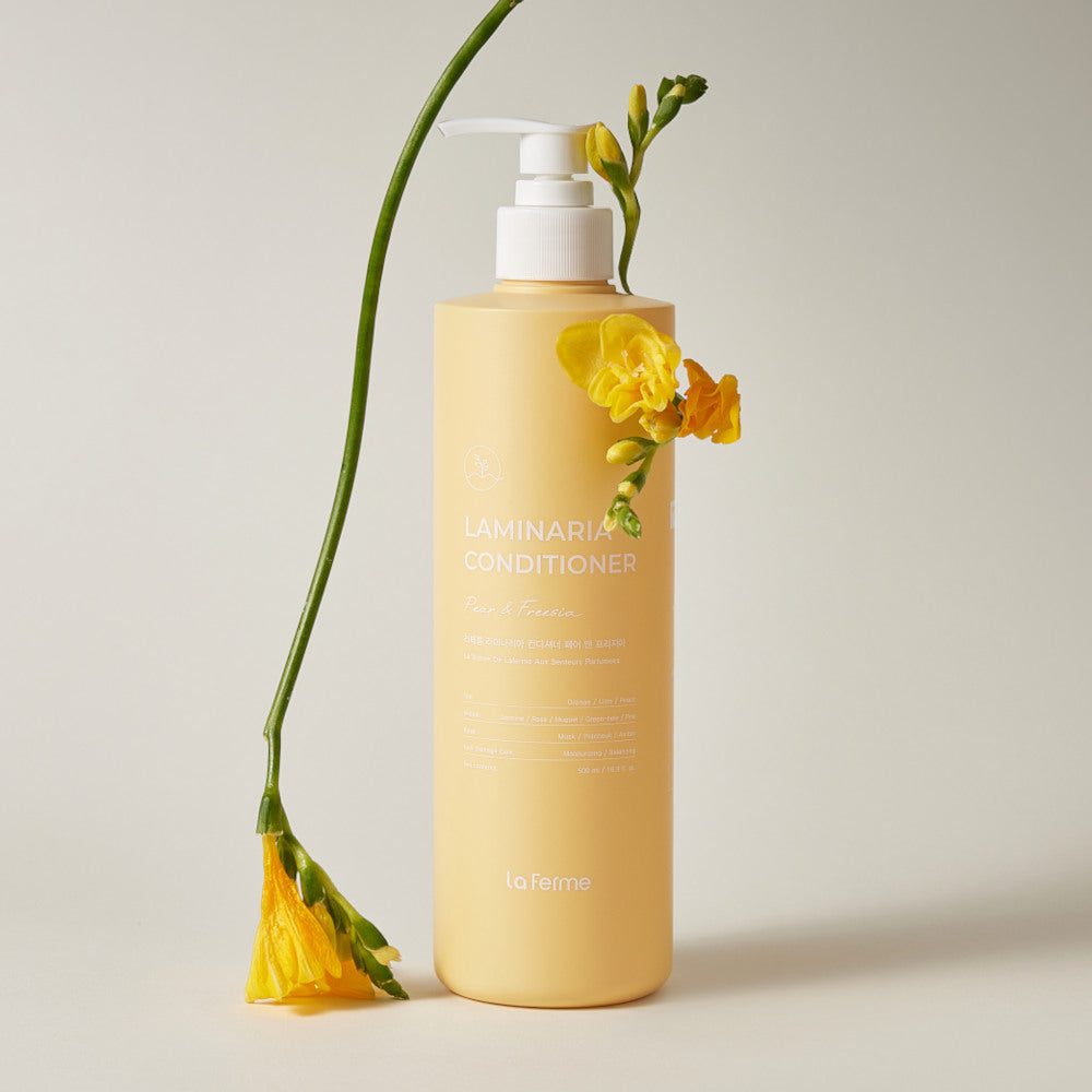 LaFerme Laminaria Conditioner 500ml (Pear & Freesia / White Musk / Pine & Eucalyptus) – Smooth & Nourishing Conditioner for Softer, Shinier, Easier-to-Manage Hair