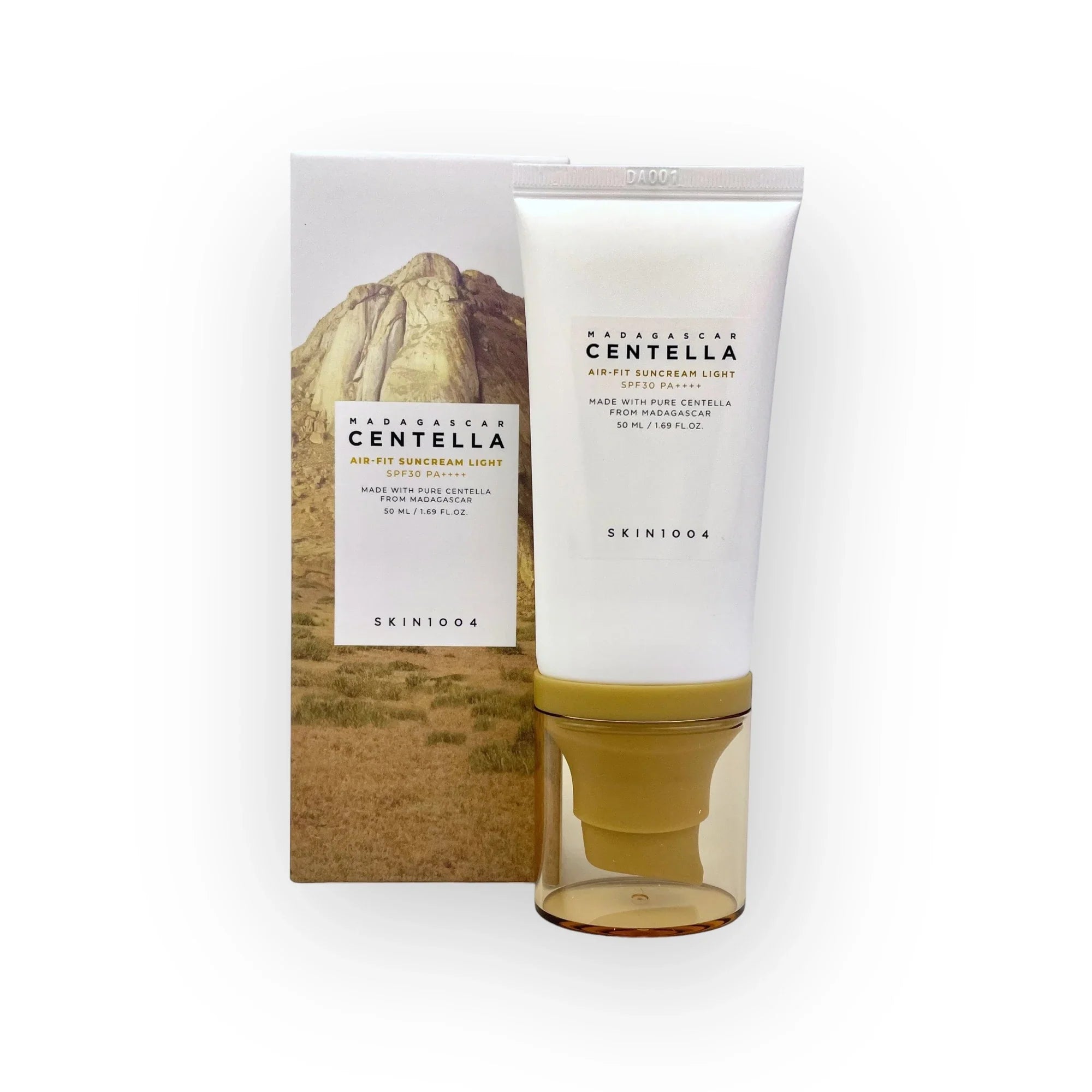 Skin1004 Madagascar Centella Air-Fit Suncream Light SPF 30 PA++++ – krem dielli i lehtë dhe mbrojtës për lëkurë të ndjeshme nga Bassko.