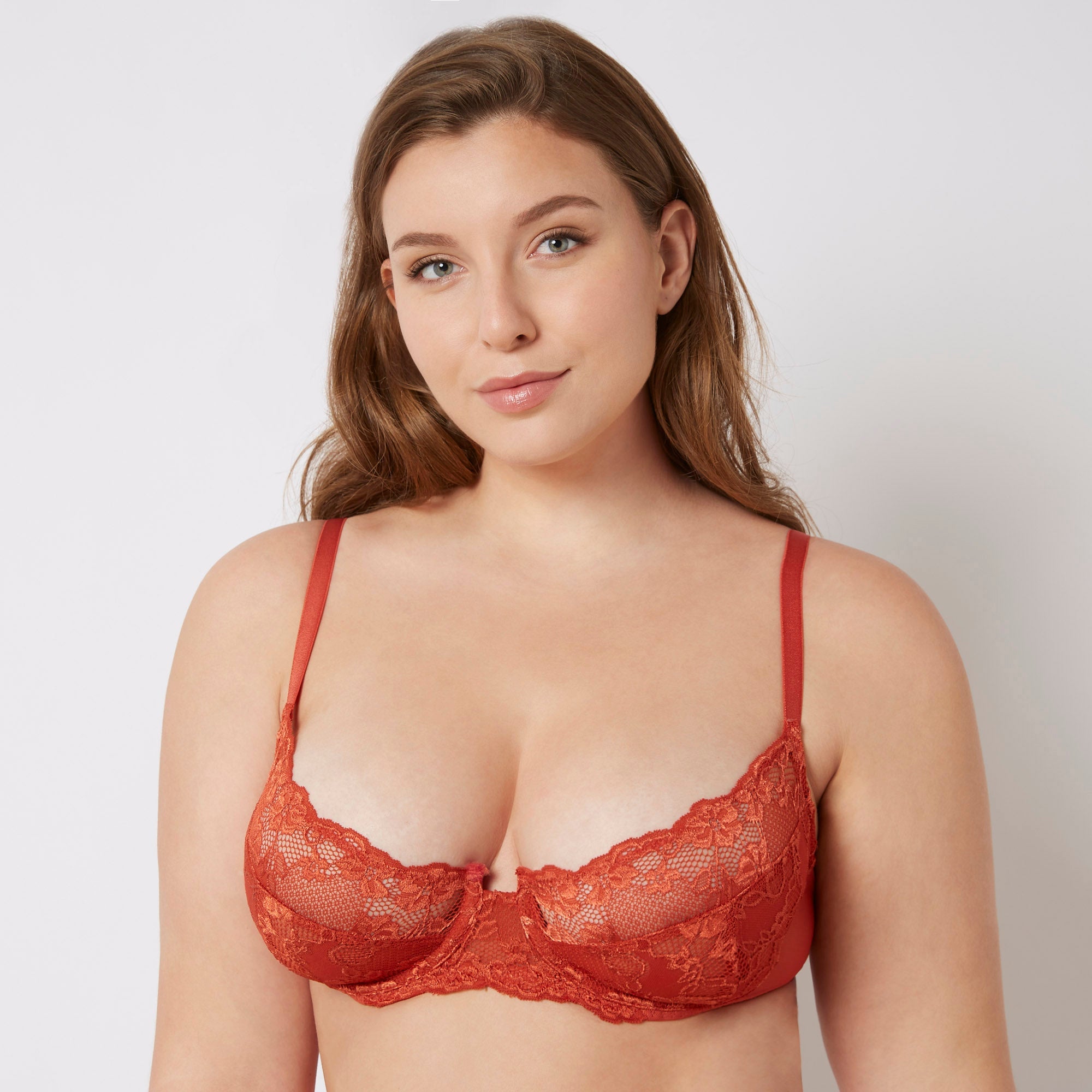 Balcony bra in different cup sizes - Primula color