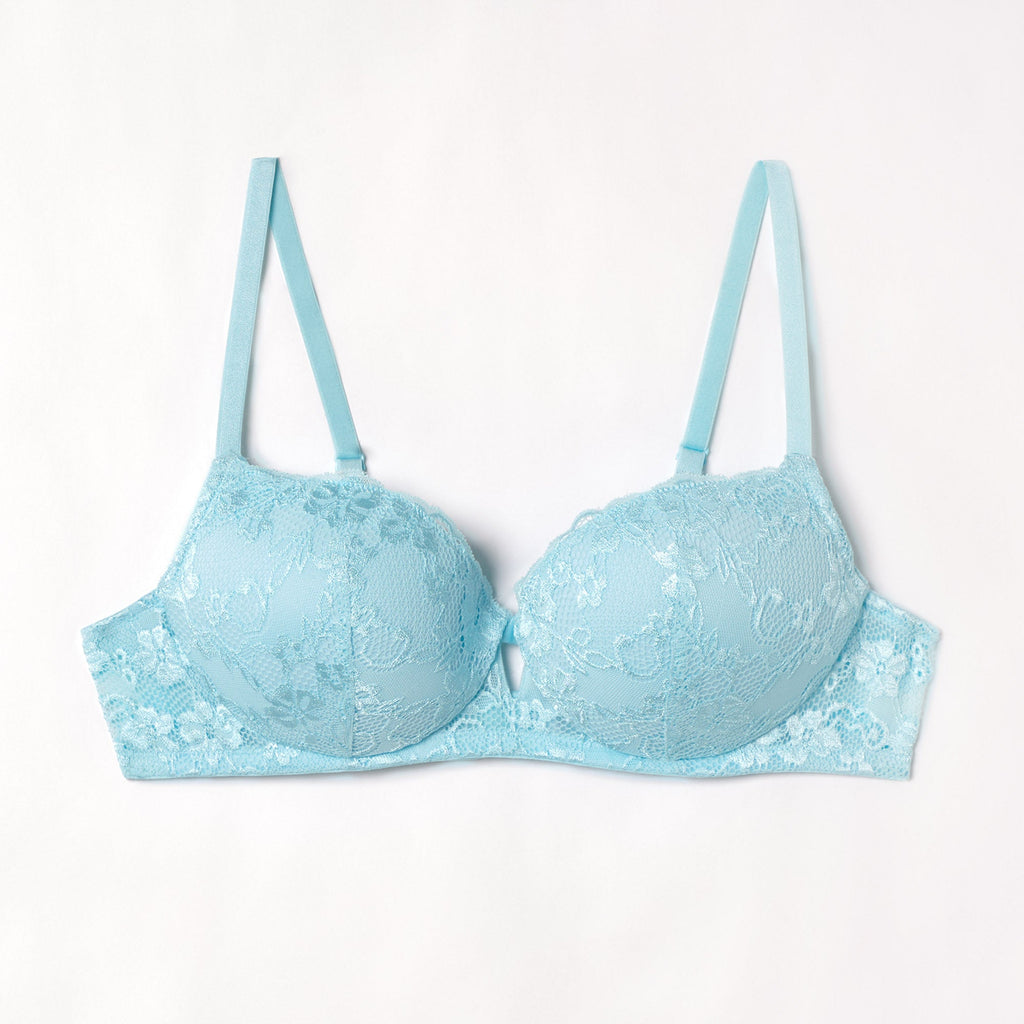 Padded balcony bra in different cup size - Primula color