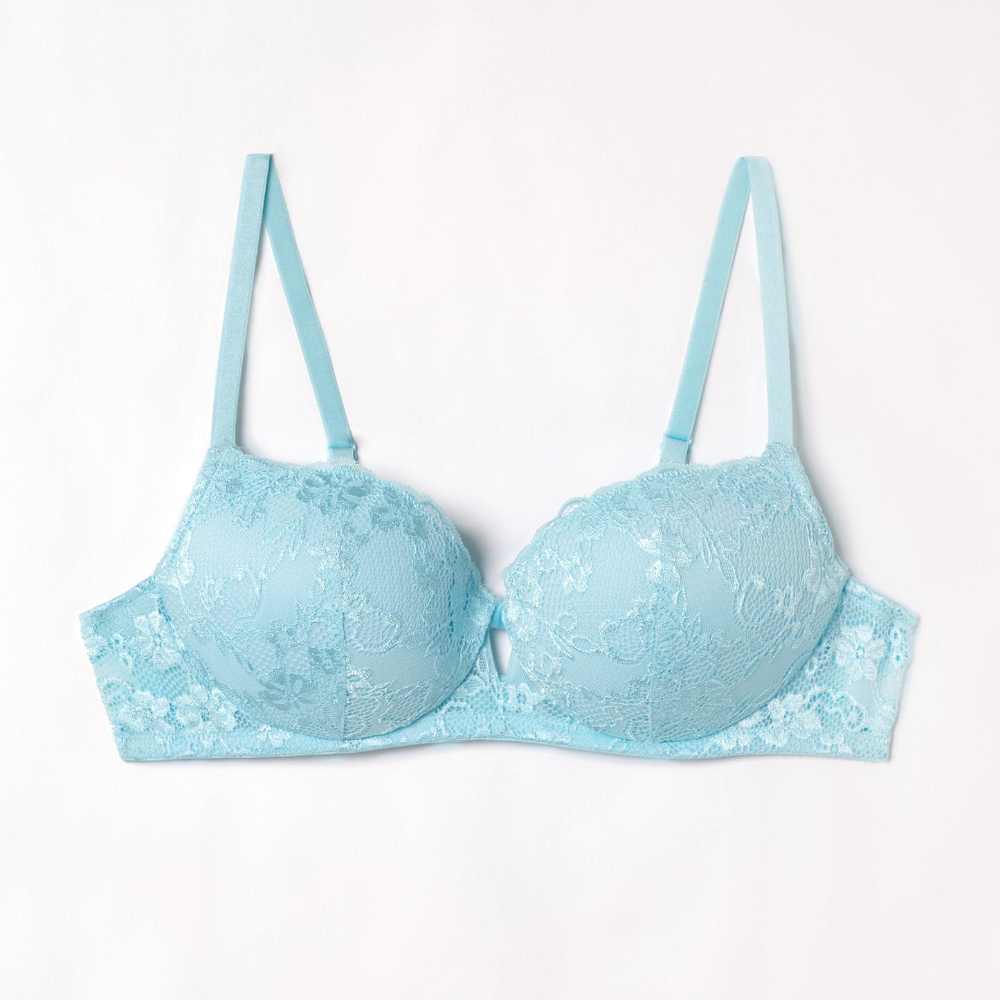 Padded balcony bra in different cup size - Primula color