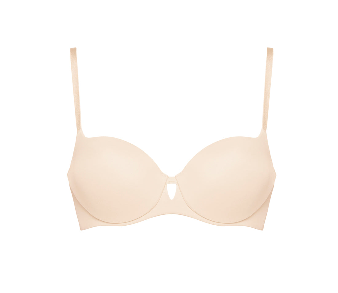 Padded balcony bra in different cup size - JUSTIN REC