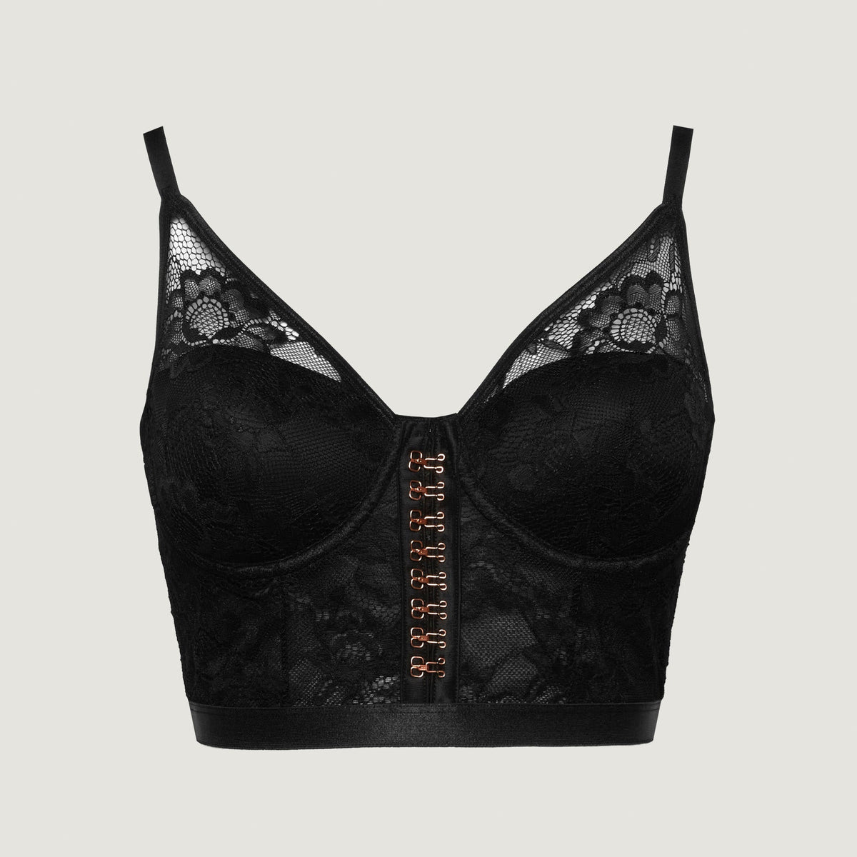 Padded bustier bra - Floral