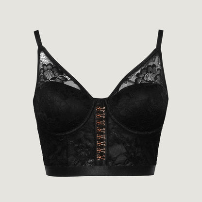 Padded bustier bra - Floral