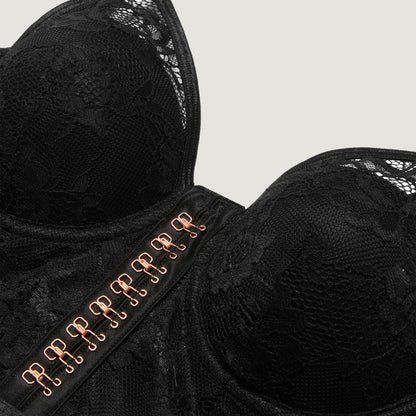 Padded bustier bra - Floral