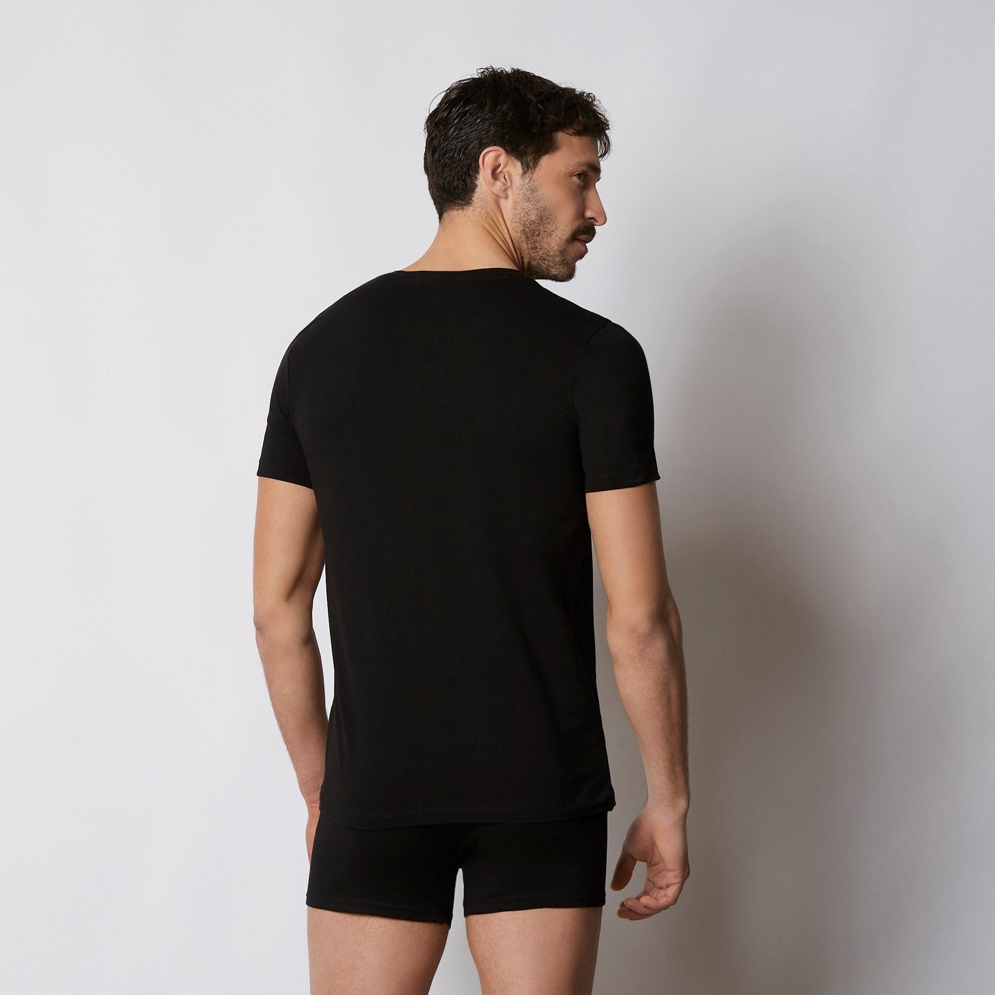 T-Shirt short sleeve V-neck - COTONE ANTIBATTERICO