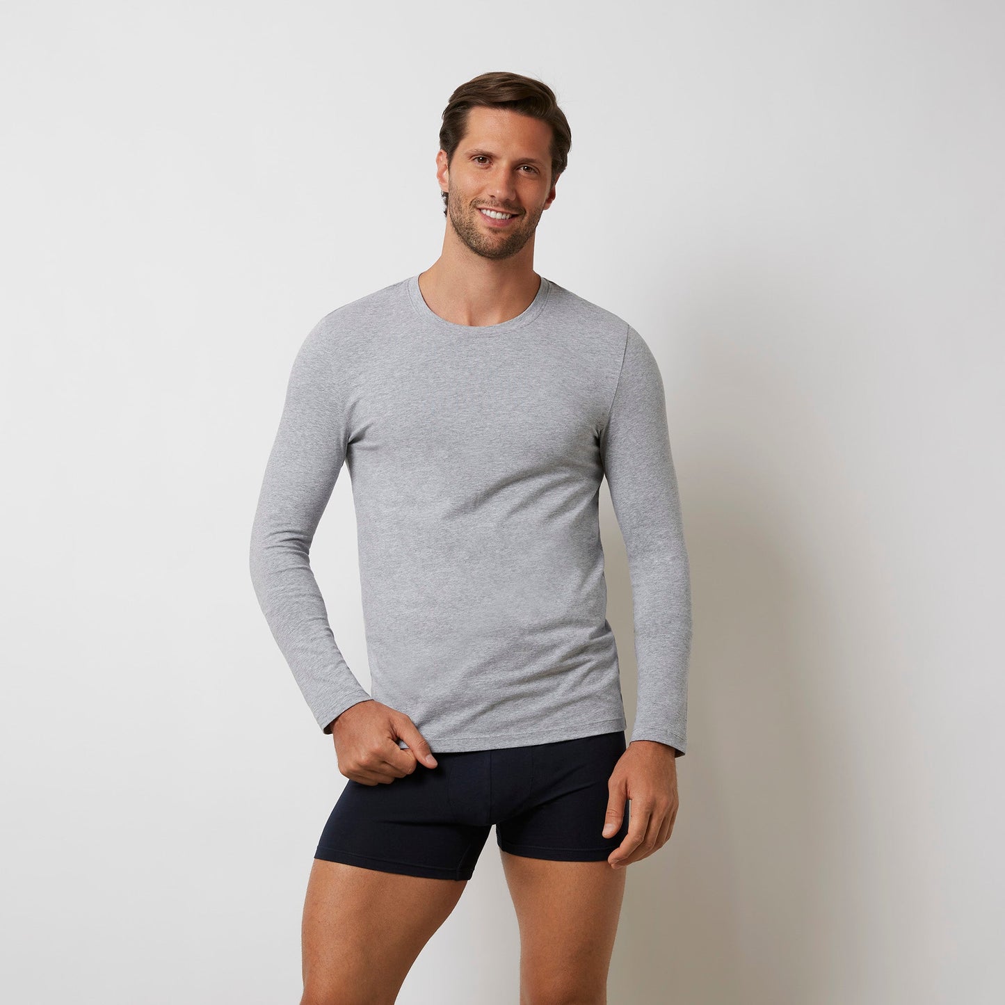 long sleeve round neck tshirt - SIMPLY BCI