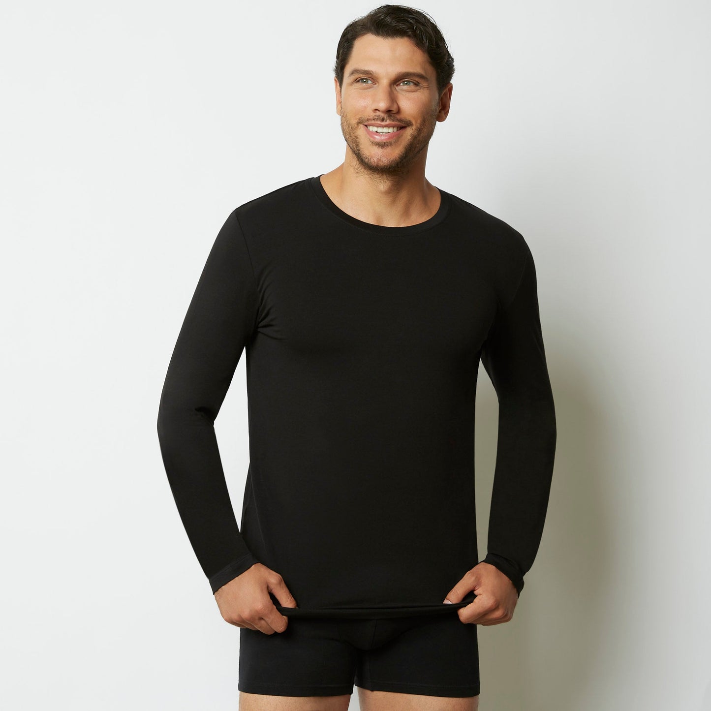 long sleeve round neck tshirt - SIMPLY BCI